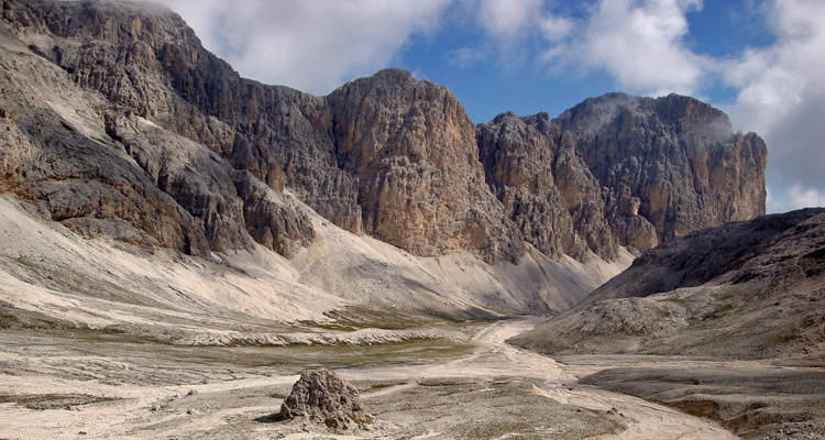 Wandern auf der Seiser Alm, Berge
