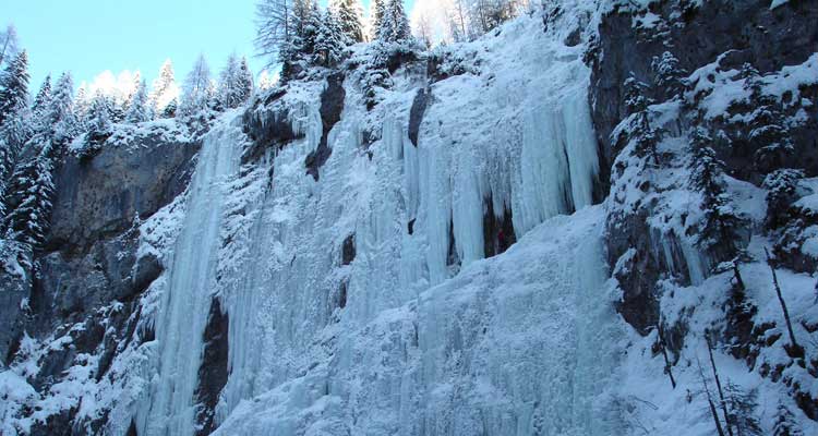 Winterurlaub in Südtirol, Eis