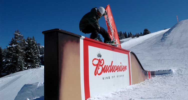 Ski Urlaub auf der Seiser Alm, Snowboard