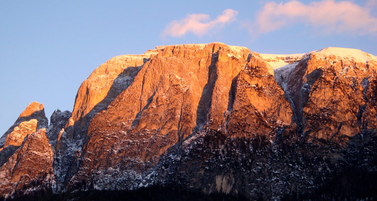 Winterurlaub in Südtirol, Schlern