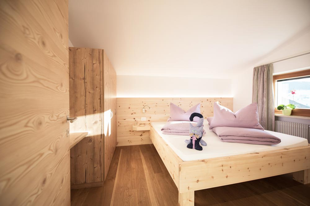 Appartamento vacanze a Fiè allo Sciliar, Alto Adige, camera matrimoniale