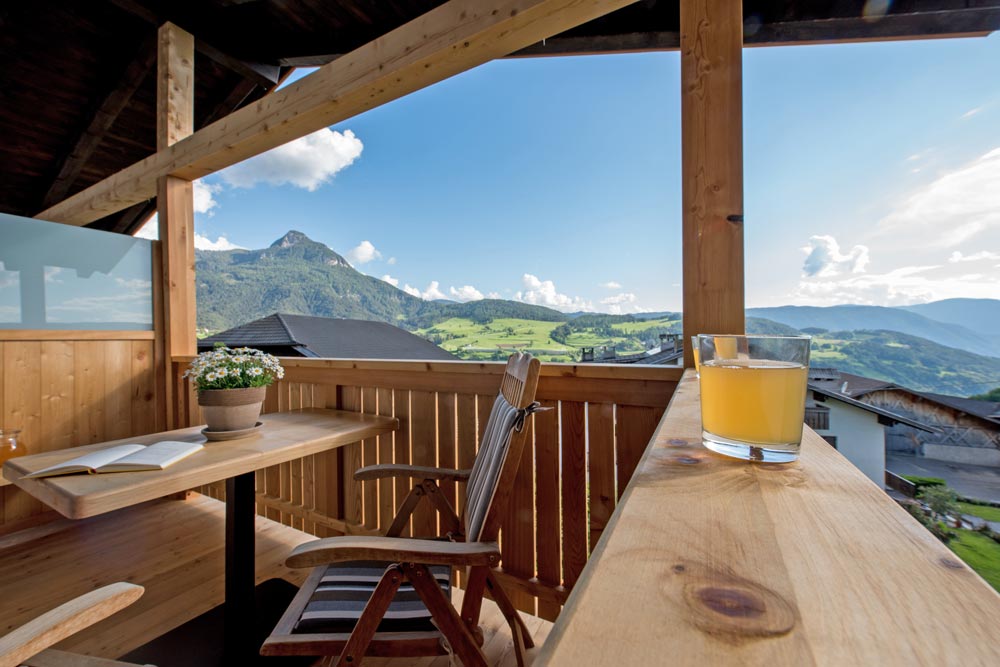 Balkon am Platzerhof in Voels am Schlern