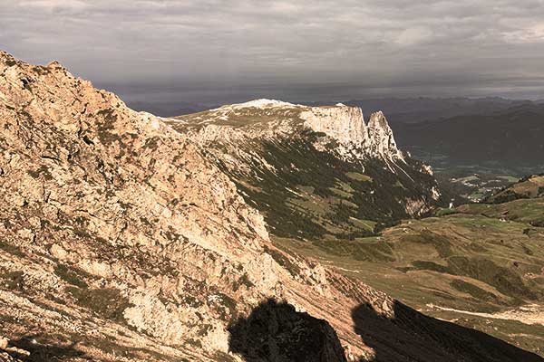 Der Schlern und die Seiser Alm